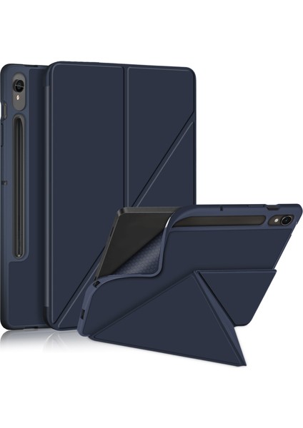 Samsung Galaxy Tab S9 SM X710 SM X716B SM X718U Pu Deri Origami Standı Koruyucu Tablet Kılıfı (Yurt Dışından)