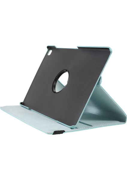 Samsung Galaxy Tab S5E SM T720 Litchi Dokulu Deri Koruma (360 Derece Döner Standlı) Tablet Kılıfı (Yurt Dışından)