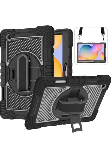 Samsung Galaxy Tab S6 Lite (2024 2022 (2020) Omuz Askılı Kick Stand Tablet Kılıfı (Yurt Dışından)