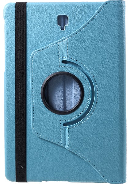 Litchi Doku 360 Derece Döner Stand Deri Koruyucu Samsung Galaxy Tab S4 10.5 T830 T835 Tablet Kılıfı (Yurt Dışından)