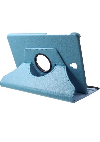 Litchi Doku 360 Derece Döner Stand Deri Koruyucu Samsung Galaxy Tab S4 10.5 T830 T835 Tablet Kılıfı (Yurt Dışından)
