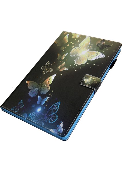 Desen Baskı Standı Deri Samsung Galaxy Tab S5E SM T720 SM T725 Tablet Kılıfı (Yurt Dışından)