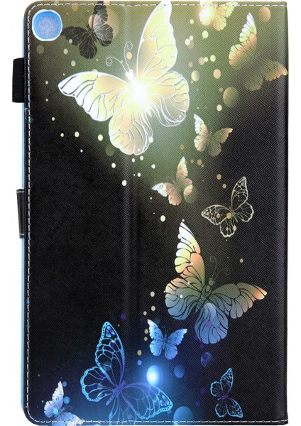 Desen Baskı Standı Deri Samsung Galaxy Tab S5E SM T720 SM T725 Tablet Kılıfı (Yurt Dışından)