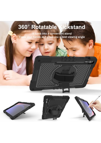 Samsung Galaxy Tab S9 Anti Drop Silikon Pc Bilek Bandı Omuz Askısı Koruyucu Tablet Kılıfı (Yurt Dışından) fırsatları