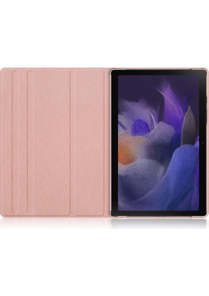 Samsung Galaxy Tab A8 10.5 (2021) A8 10.5 (2022) Pu Deri Pc Döner Stand Koruyucu Tablet Kılıfı (Yurt Dışından)