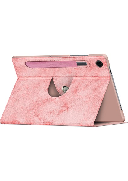 Samsung Galaxy Tab A8 10.5 (2021) A8 10.5 (2022) Pu Deri Pc Döner Stand Koruyucu Tablet Kılıfı (Yurt Dışından)