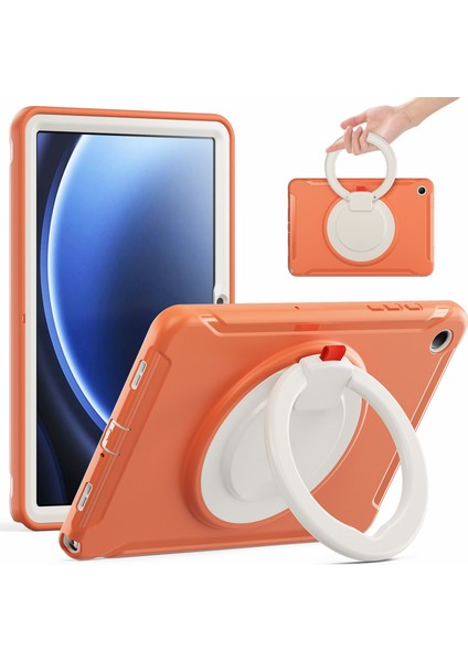 Samsung Galaxy Tab A9 Standı Pc Tpu Mercan Tablet Kılıfı (Yurt Dışından)
