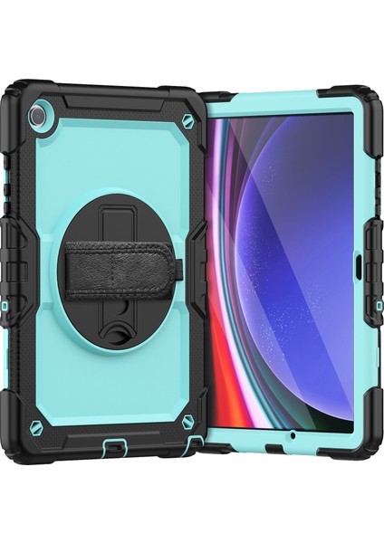 Samsung Galaxy Tab A9 SM X210 SM X216 SM X215 Koruyucu Pc Silikon Kick Stand Ekran Koruyuculu Tablet Kılıfı (Yurt Dışından)