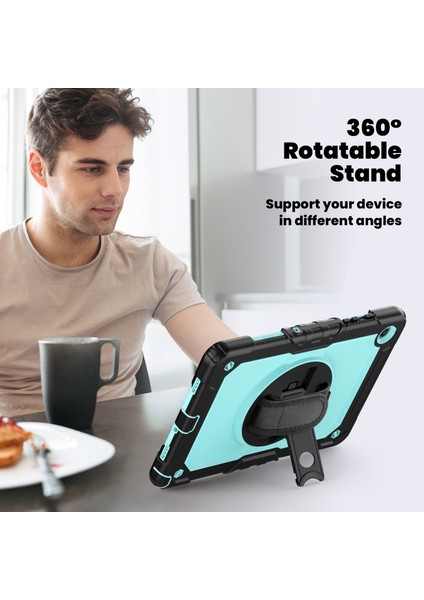 Samsung Galaxy Tab A9 SM X210 SM X216 SM X215 Koruyucu Pc Silikon Kick Stand Ekran Koruyuculu Tablet Kılıfı (Yurt Dışından) indirimleri