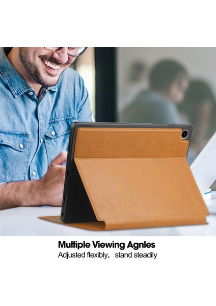 Samsung Galaxy Tab A9 Stand Kart Yuvası Pu Tablet Kılıfı (Yurt Dışından) modelleri