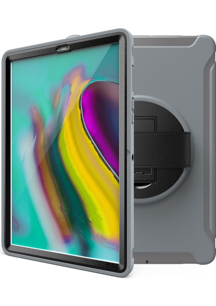 360° Standı Pc Tpu El Kayışı Samsung Galaxy Tab S5E SM T720 T725 Tablet Kılıfı (Yurt Dışından)