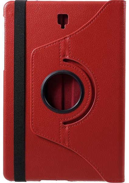 Litchi Doku 360 Derece Döner Stand Deri Samsung Galaxy Tab S4 10.5 T830 T835 Tablet Kılıfı (Yurt Dışından)