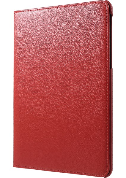 Litchi Doku 360 Derece Döner Stand Deri Samsung Galaxy Tab S4 10.5 T830 T835 Tablet Kılıfı (Yurt Dışından)