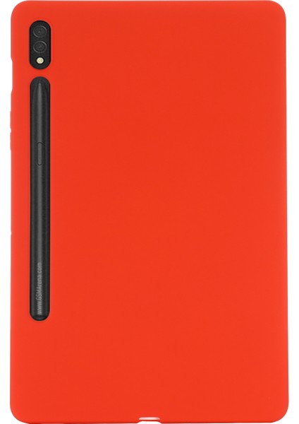 Samsung Galaxy Tab S9 Ultra Sıvı Silikon Mikrofiber Astar Tablet Kılıfı (Yurt Dışından)