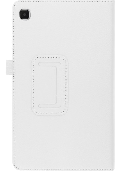 Hafif İnce Litchi Doku Pu Deri Folyo Standı Samsung Galaxy Tab A7 Lite 8 7 Inç Beyaz Tablet Kılıfı (Yurt Dışından) modelleri