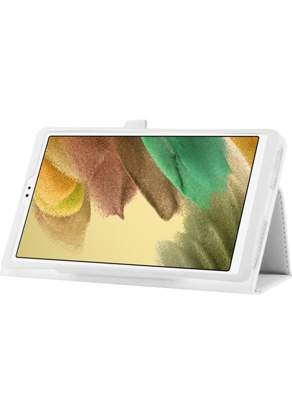 Hafif İnce Litchi Doku Pu Deri Folyo Standı Samsung Galaxy Tab A7 Lite 8 7 Inç Beyaz Tablet Kılıfı (Yurt Dışından) indirimleri