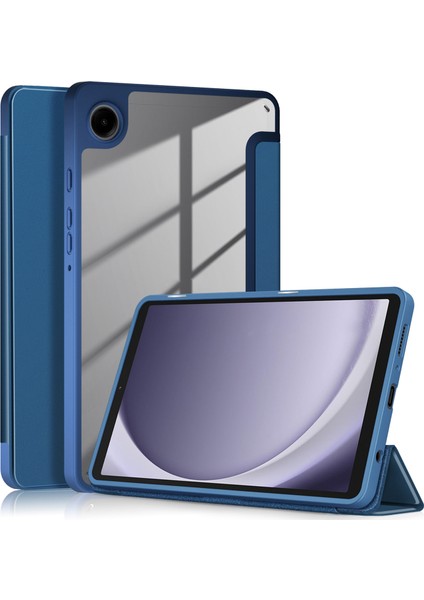 Samsung Galaxy Tab A9 X115 Pu Deri Tpu Akrilik Arka Tablet Kılıfı (Yurt Dışından)