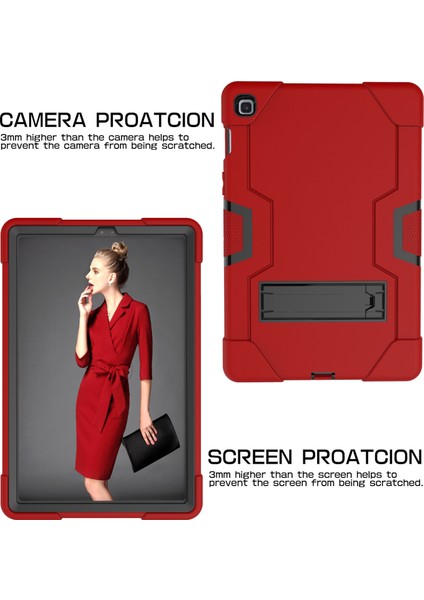 Tpu Pc Hibrit Koruyucu Samsung Galaxy Tab S5E SM T720 SM T725 SIYAH Tablet Kılıfı (Yurt Dışından) modelleri