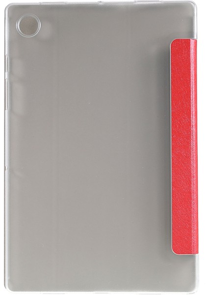 Samsung Galaxy Tab A8 10.5 (2021 2022) Ipek Dokulu Çizilmez Deri Üç Katlı Stand Tablet Kılıfı (Yurt Dışından) modelleri