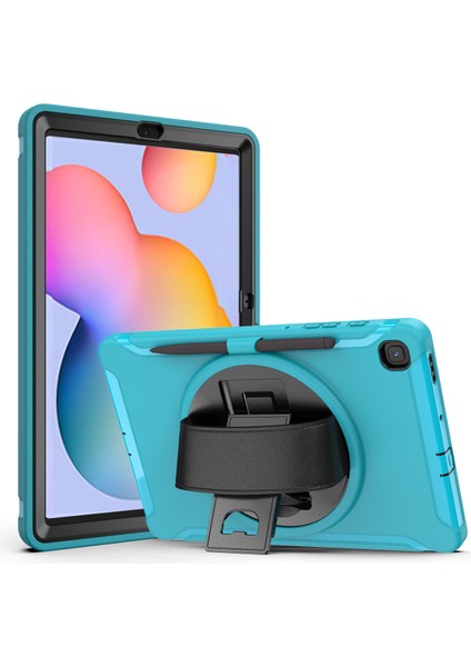 Samsung Galaxy Tab S6 Lite (2020) P610 P615 S6 Lite (2022 2024) P620 YEŞIL Pc Tpu Kalem Yuvası El Askısı Tablet Kılıfı (Yurt Dışından)