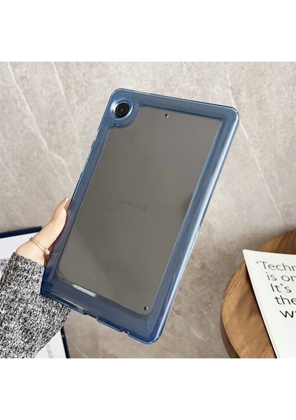 Samsung Galaxy Tab A9 Şeffaf Tpu Akrilik Çizilmez Tablet Kılıfı (Yurt Dışından)