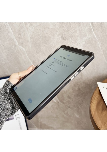 Samsung Galaxy Tab A9 Şeffaf Tpu Akrilik Çizilmez Tablet Kılıfı (Yurt Dışından)
