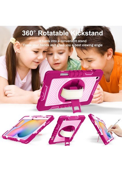 Samsung Galaxy Tab S6 Lite (2024 2022 (2020) Omuz Askılı Tablet Kılıfı (Yurt Dışından)