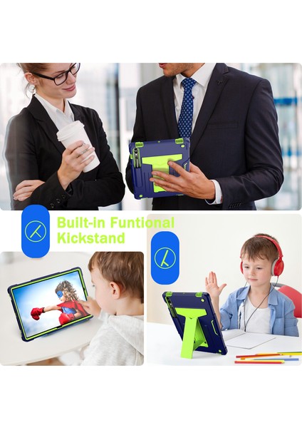 Samsung Galaxy Tab S9 tab S9 Fe Sağlam T Şekilli Koruyucu Lacivert Tablet Kılıfı (Yurt Dışından) fiyatları