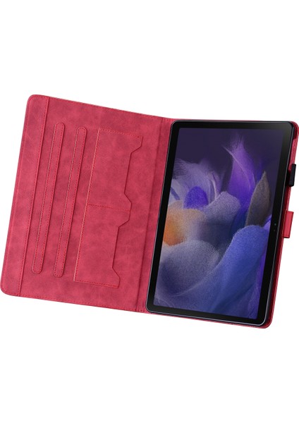 Samsung Galaxy Tab A8 10.5 (2021 2022) Deri Kart Tutucu Tablet Kılıfı (Yurt Dışından)