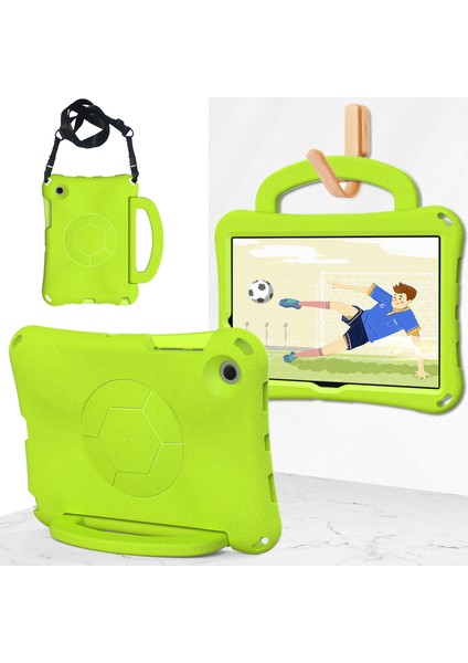 Samsung Galaxy Tab A8 10.5 (2021 2022) Eva Futbol Desen Kolu Omuz Askısı Tablet Kılıfı (Yurt Dışından) indirimleri