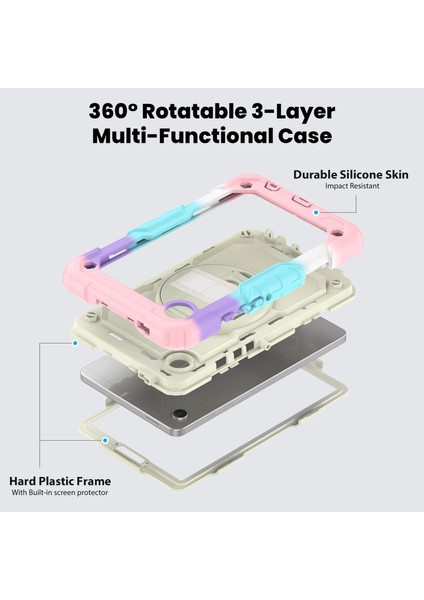 Samsung Galaxy Tab A9 SM X110 SM X115 Anti Düşme Omuz Askısı El Askısı Tablet Kılıfı (Yurt Dışından) fiyatları