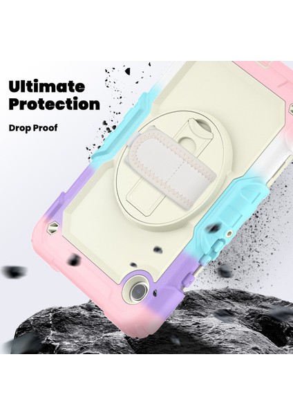 Samsung Galaxy Tab A9 SM X110 SM X115 Anti Düşme Omuz Askısı El Askısı Tablet Kılıfı (Yurt Dışından) modelleri