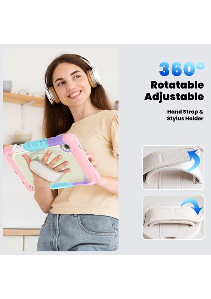 Samsung Galaxy Tab A9 SM X110 SM X115 Anti Düşme Omuz Askısı El Askısı Tablet Kılıfı (Yurt Dışından) indirimleri