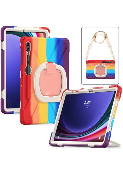 Samsung Galaxy Tab S9 Fe s9 s8 s7 Pc Silikon Omuz Askısı Tablet Kılıfı (Yurt Dışından) fiyatları