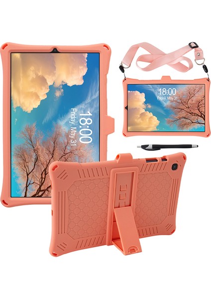 Samsung Galaxy Tab S6 Lite (2020 2022 2024) Pc Stylus Parch Silikon Tablet Kılıfı (Yurt Dışından)
