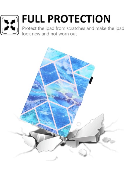 Samsung Galaxy Tab A9 X210 215 X216B Katlanır Stand Deri Desen Akıllı Dama Tahtası Tablet Kılıfı (Yurt Dışından) indirimleri