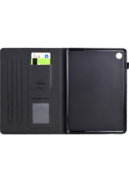 Samsung Galaxy Tab A9 Otomatik Uyandırma uyku Pu Deri Standı Tablet Kılıfı (Yurt Dışından)