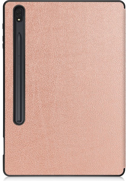 Samsung Galaxy Tab S8 Çizilme Önleyici Tpu Pu Deri Üç Katlı Stand Otomatik Uyku uyandırma Kalem Tutuculu Tablet Kılıfı (Yurt Dışından) fiyatları