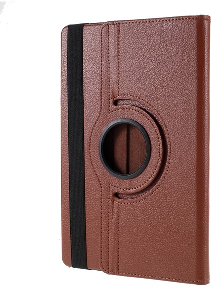 Samsung Galaxy Tab S9 s8 Döner Stand Pu Deri Elastik Bant Tablet Kılıfı (Yurt Dışından)