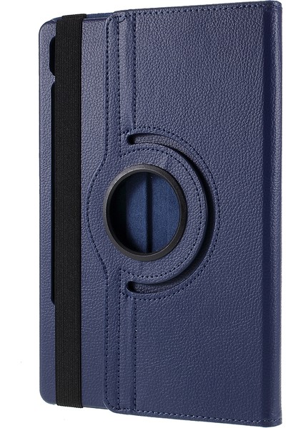 Samsung Galaxy Tab S9 s8 Döner Stand Pu Deri Elastik Bant Tablet Kılıfı (Yurt Dışından)