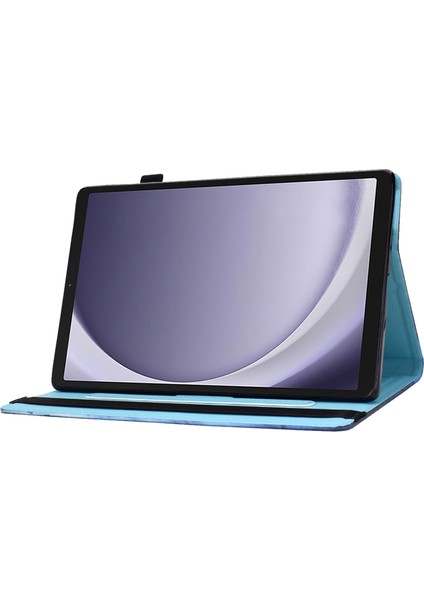 Samsung Galaxy Tab A9 Pu Deri Standı Elastik Bant Desen Baskı Hayat Ağacı Tablet Kılıfı (Yurt Dışından) fırsatları