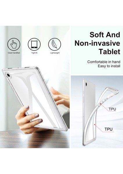 Samsung Galaxy Tab A8 10.5 (2022 2021) Yumuşak Tpu Koruyucu Şeffaf Tablet Kılıfı (Yurt Dışından) indirimleri