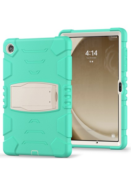 Seashell Digital Samsung Galaxy Tab A9 Pc Kickstand Nane Silikon Koruyucu Tablet Kılıfı (Yurt Dışından)