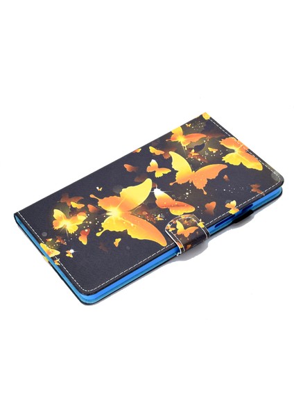 Samsung Galaxy Tab A7 10.4 (2020 2022) T500 Kart Tutuculu Baskı Derisi Tablet Kılıfı (Yurt Dışından) indirimleri