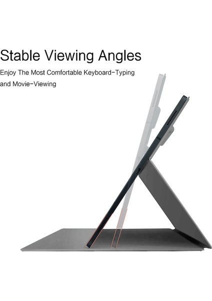Samsung Galaxy Tab S9 Ultra Pu Deri Manyetik Katlanabilir Standı Tablet Kılıfı (Yurt Dışından)