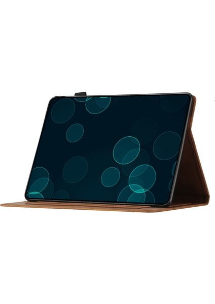 Samsung Galaxy Tab A9 Baskılı Standı Pu Deri Standı Kart Yuvası Tablet Kılıfı (Yurt Dışından)