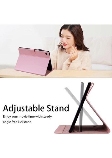 Samsung Galaxy Tab A8 10.5 (2021 2022) Deri Kart Tutucu Tablet Kılıfı (Yurt Dışından)
