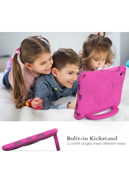 Samsung Galaxy Tab A8 10.5 (2021 2022) Eva Futbol Desen Kolu Omuz Askısı Tablet Kılıfı (Yurt Dışından)