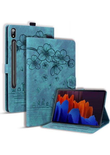 Samsung Galaxy Tab S8 s7 SM T870 SM T875 SM T876B (Lte 5g) Kart Tutucu Standı Pu Deri Tablet Kılıfı (Yurt Dışından)