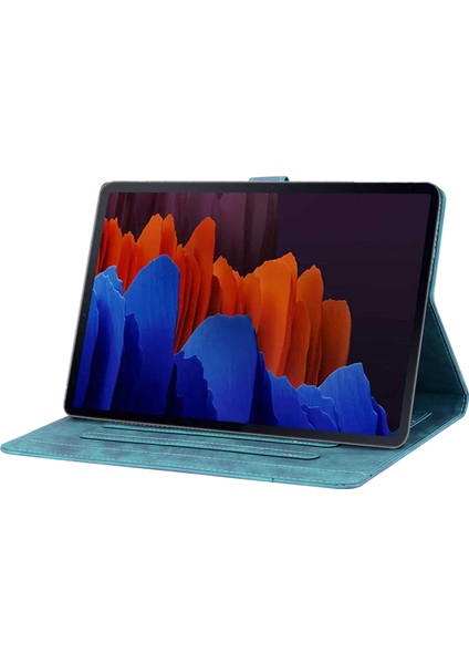 Samsung Galaxy Tab S8 s7 SM T870 SM T875 SM T876B (Lte 5g) Kart Tutucu Standı Pu Deri Tablet Kılıfı (Yurt Dışından)